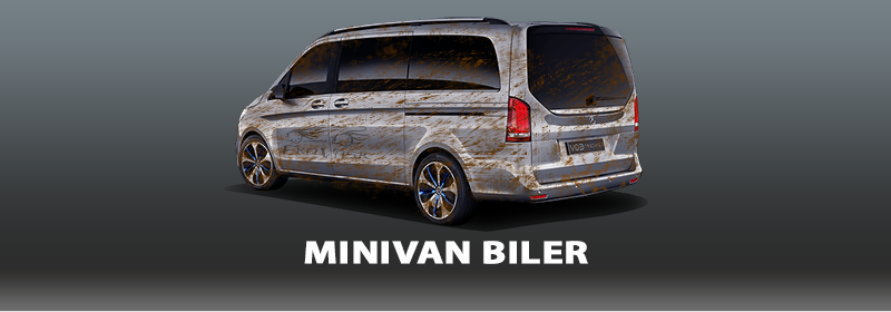Minivan biler vasking tjenester i Bergen, Askøy, Sotra MINIVAN